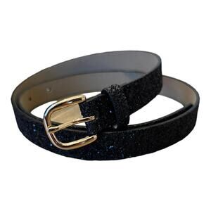 Loft | Women's Black Belt | Size Medium | NWOT | 0884